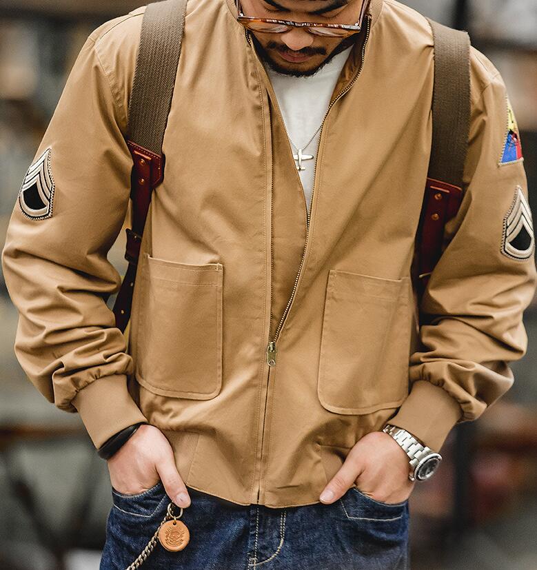 ヴィンテージ仕様TANKER JACKET 暖かい 裏起毛 レトロ メンズジャケット コート アメカジ 新品未使用 S～（2枚目）