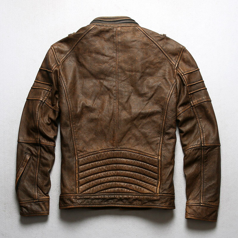 ライダース 牛革 レザージャケット カウハイド...の紹介画像2