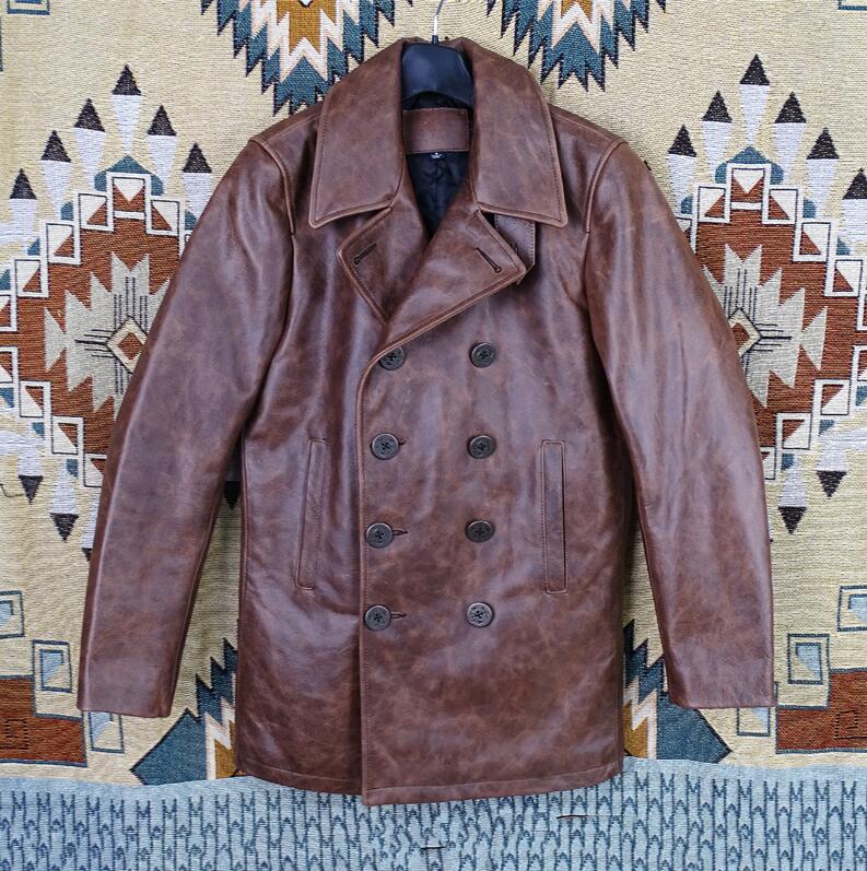 アメカジレザージャケット上品本革牛...