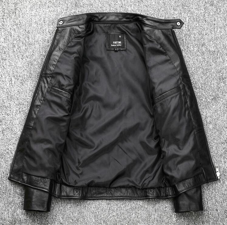 レザージャケット 上品　本革 カウハイド ライダース ジャケット メンズファッション バイクジャケット 牛革　 革ジャン S～6XL