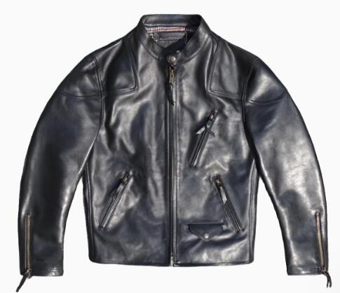 Rakuten - 秋冬 新品　レトロ　牛革　本革 上品　格好良い　メンズライダースジャケット 革ジャン S～4XL黒