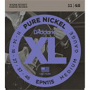 XL PURE NICKELエレキ弦の発祥はニッケルメッキ加工弦が開発される以前の1950年代に遡ります。 その当時、ピュアニッケルといえば主に合金が使用されていました。 ピュアニッケル弦は温かみのあるビンテージサウンドが最大の特徴となっています。EPN115 Blues/Jazz Rock1st:0.0112nd:0.0143rd:0.0184th:0.0275th:0.0376th:0.048イケベカテゴリ_弦・アクセサリー・パーツ類_エレキ弦_D’Addario_新品 JAN:0019954954079 登録日:2017/10/12 エレキギター弦 ギター弦 エレキ弦 ダダリオ