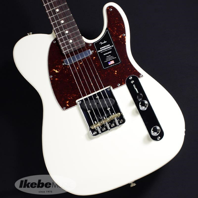 あす楽 Fender USA American Professional II Telecaster (Olympic White/Rosewood)