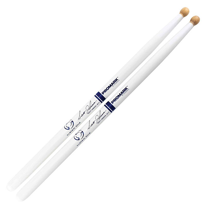 Pro-mark TXDC17W-WHITE [Scott Johnson Signature Marching Snare Stick]