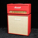 Marshall FactoryへオーダーしたPGカスタムモデル！70's Marshallに存在するレアカラー「レッド」カラーを纏ったStudio Series Studio Vintage SV20H ヘッド＆Studio Vintage SV112！Studioシリーズは、歴代マーシャルアンプの中でも圧倒的な人気を誇る往年の名機の操作性とサウンドを忠実に継承し、現代のニーズに適した20Wクラスへと小型化した、イギリス製真空管ギターアンプです。こちらは1959スタイルの「Studio Vintage」のアンプヘッドアンプの出力レベルは20W/5Wで切り替え可能。ホームユースや小規模なギグから大音量を必要としないステージパフォーマンスまで幅広く、使用環境に適した音量で真空管アンプの特性を引き出したサウンドをお楽しみいただけます。※SV20Hの音量は日本の住宅環境では大きい事が想定されます。音量を出すことが難しい環境の際は、ご使用に置いては「OX | Amp Top Box」等をご利用頂くことをオススメ致します。■出力（RMS）20W / 5W■真空管：3 × ECC83 / 2 × EL34■チャンネル 1：ハイ・トレブル / 2：ノーマル■コントロールラウドネス1、ラウドネス2、トレブル、ミドル、ベース、プレゼンス（※）■入出力1/4ハイ・トレブル高感度入力、1/4ハイ・トレブル低感度入力1/4ノーマル高感度入力、1/4ノーマル低感度入力1/4FXセンド出力、1/4FXリターン入力、1/4DI出力1/4スピーカー出力 × 5 (16Ω×1、8Ω×2、4Ω×2)■本体寸法 (mm)H：240 W：500 D：230■重量 (kg) 約：9.25※プレゼンスコントロールは他のEQコントロールと異なり、ノブを回すと若干のノイズを発しますが、こちらは仕様となります。予めご了承下さい。【Studio Vintage SV112】1959スタイルの「Studio Vintage」のヘッドアンプにベストマッチな 1 × 12 Celestion V-Type スピーカーを搭載したキャビネット！12インチスピーカーを1発搭載しており、小型かつオープンバックで鳴りの良いキャビネットです。■許容入力70W■スピーカー1 × 12 Celestion V-Type■入力端子1 × 16Ω■本体寸法 (mm)H：480 W：500 D：245■重量 (kg) 約12.25※製品仕様上、SV20Hのゴム足が低い為、ヘッドアンプ底面とキャビネットの取っ手部が干渉しヘッドがややグラつく場合がございます。緩衝材等を挟む事でグラつきは解消可能でございます。イケベカテゴリ_アンプ_ギターアンプ_Marshall_Studio Series_新品 JAN:2500070052667 登録日:2024/01/29 ギターアンプ マーシャル