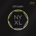 D’Addario NYXL SeriesD'Addarioから、新素材の新しいエレキギター弦、NY XLシリーズが発売。従来の製品よりも強度が30%アップ、ピッチの安定性、耐久性ともに大きく進化した次世代の弦です。素材となる高炭素合金(high-carbon steel alloy)の選定、伸線工程の見直し、耐食性スズめっきコーティングの改良が加えられました。透磁率が6%アップし、2-5kHz帯のアウトプット増、よりパンチの効いた、クランチ感のあるサウンドとなっています。D'Addario社のホームタウンであるニューヨークの名前を持つこの弦は、常に新しく、より優れた製品を世に出すべく、製品開発に力を入れてきたD'Addarioの歴史とプライド、実績の集大成です。■ゲージ・09-46イケベカテゴリ_弦・アクセサリー・パーツ類_エレキ弦_D’Addario_新品 JAN:0019954911683 登録日:2014/07/24 エレキギター弦 ギター弦 エレキ弦 ダダリオ