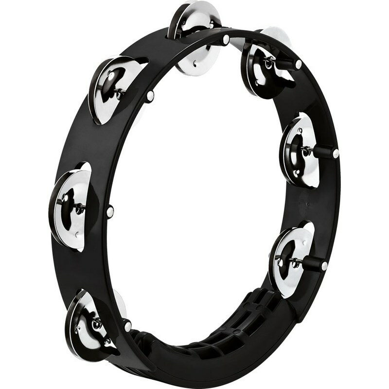 MEINL HTT8BK [Headliner Series Tour Tambourine / Steel Jingle 1 row]