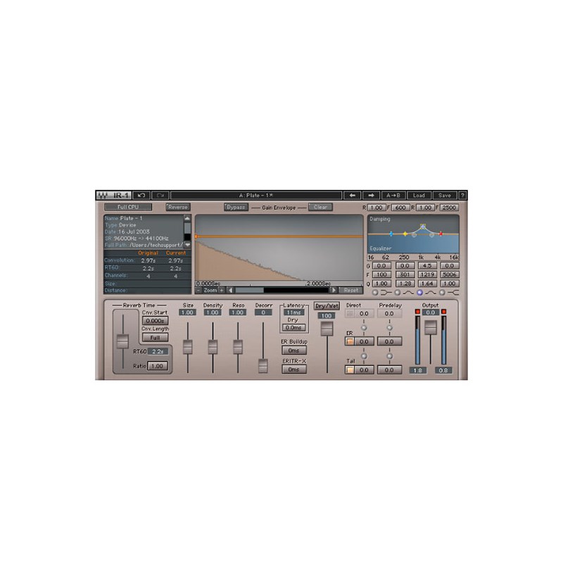 WAVES ڸץ( Analog plugin Sale)IR1 Convolution Reverb(饤Ǽ) ...