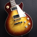 Gibson Les Paul Standardギブソンの定番モデル「レスポール・スタンダード」が入荷！コチラは、AAフィギュア・メイプルトップやスリムテーパーのネックシェイプを採用した60's仕様採用モデルです。ウエイトリリーフを施さないソリッドボディに、握りやすいスリムテーパーのネックをジョイント。キャビティはトラディショナルモデルと同様に、基盤を使わず配線されており、コンデンサーはオレンジドロップが使われております。サウンドの要であるピックアップには、バーストバッカー61R&バーストバッカー61Tを搭載。芯のあるクリーントーンはもちろん、歪ませても骨太でバランスの良いドライブサウンドを奏でてくれます。ギブソン王道のロックサウンドを求めるギタリストには是非ともオススメの1本です。是非この機会をお見逃しなく！※画像はサンプルです。BodyMaterial:MahoganyTop:AA Figured MapleWeight Relief:NoneNeckNeck:MahoganyProfile:Slim TaperNut width:1.695 / 43.05mmFingerboard:RosewoodScale length:24.75 / 628.65mmNumber of frets:22Nut:Graph TechInlay:Acrylic TrapezoidsHardwareBridge:ABR-1 Tune-O-MaticKnobs:Gold Top Hats with Silver Reflector & PointersTuners:Grover Rotomatics w/ Kidney ButtonsPlating:NickelElectronicsNeck pickup Burstbucker:61RBridge pickup Burstbucker:61TControls:2 Volumes， 2 Tones & Toggle Switch (Hand-wired with Orange Drop Capacitors)ハードケース付属イケベカテゴリ_ギター_エレキギター_Gibson_Les Paul Models_新品 JAN:4580228786963 登録日:2024/04/15 エレキギター ギブソン レスポール