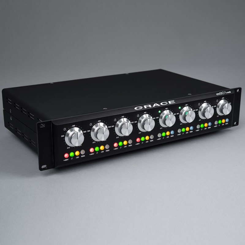 GRACE design m801mk2(8ch high fidelity microphone preamp)【お取り寄せ商品・納期通常2-3週間程】