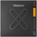 D’Addario XT SeriesEXL、EXP、そしてNYXLとギター弦を進化させてきたD’Addarioから、最新のコーティング弦『XT』が誕生しました。 D’Addario社では、独自の最新コーティング・テクノロジーとこれまでに開発してきたNYSteelといった素材やFusion Twistsのような革新的要素を組み合わせ、実現が難しいと言われてきたノンコーティング弦のようなナチュラルなトーンと タッチフィーリングを併せ持ったロングライフの弦の開発に取り組んできました。XTシリーズは、独自のコーティング・テクノロジーによってハイカーボン・スチールを芯線とした巻弦とプレーン弦の全てに コーティングを施したことでかつてない長寿命化を実現し、強度、ピッチ安定性、耐腐食性においてこれまでのコーティング弦にはなかった 高いパフォーマンスを誇る弦がついに完成しました。＜ナチュラルなトーン＞ノンコーティング弦の倍音と同じくらい長く明瞭なトーンを奏でます。＜抜群のピッチ安定性＞従来の弦に比べ131％もチューニングの安定性が向上しました。＜ピッキング時の強度向上＞強度テストにより最大で42%も強度がアップし切れにくくなりました。XTE1046 Regular Light1st:0.0102st:0.0133st:0.0174st:0.0265st:0.0366st:0.046イケベカテゴリ_弦・アクセサリー・パーツ類_エレキ弦_D’Addario_新品 JAN:0019954308872 登録日:2019/10/18 エレキギター弦 ギター弦 エレキ弦 ダダリオ