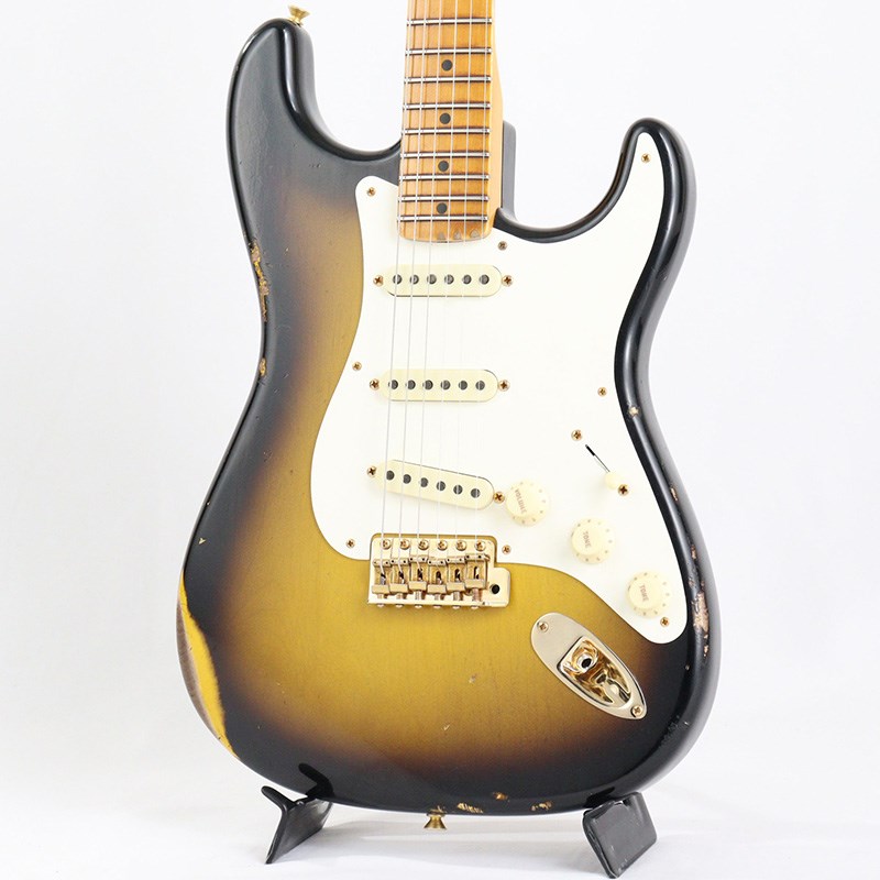 Fender Custom Shop 2023 Spring Event Limited Edition 1957 Stratocaster Relic Faded/Aged 2-Color Sunburst with Gold HardwareSN.CZ570778