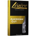 // Legere ソプラノサックス用リード American Cut //人気新リードより、ソプラノサックス用＆バリトンサックス用新登場！これまでのシグネチャーシリーズやヨーロピアンシリーズで培ってきた製造技術を進化させ、世界中の目の肥えたサクソフォンプレイヤーのニーズに応えるリードを開発するため、6年の研究の末に完成しました。アメリカンカットは吹き始めからとても素直に反応し、色彩豊かな音色且つストレスなく演奏することが出来ます。超微細なウルトラファインエッジにより無制限の振動が可能となり、美しいハイノートとクリアな低音域を生み出します。ジャンルに関わらず使用可能ですが、特にジャズ・ポップスに最適です。1枚入り。※ご注文される個数、時期によりましては入荷までにお時間を頂く場合がございます。お急ぎの場合は事前に在庫状況をご確認下さいませ。■硬さ：3.0※バリエーション：1.5 / 1.75 / 2.0 / 2.25 / 2.75 / 3.0 / 3.25 / 3.5 / 3.75 / 4.0■1枚入りイケベカテゴリ_サックス_リード_レジェール_新品 JAN:0827778561201 登録日:2023/12/22 リード Legere