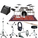 Roland TD-50KV2 TAMAハードウェア ＋ モニタースピーカーセット V-Drums Kit ＋ Bass Drum ＋ Drum Stand