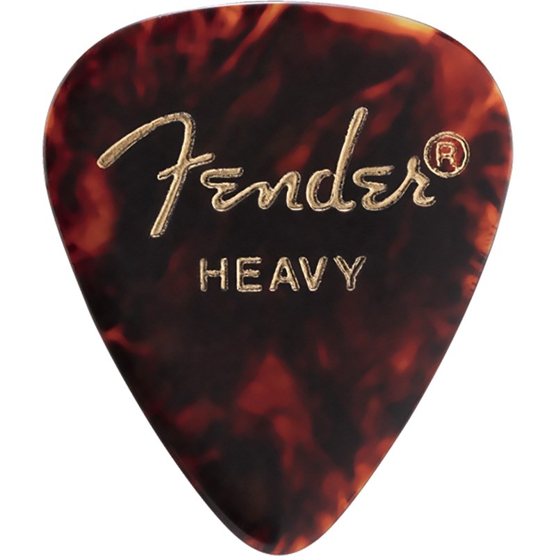 Fender USA Classic Celluloid 351 Shape Pick【べっ甲/Heavy】