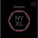 【NYXLシリーズ、8弦ギター用弦】D’Addario NYXL Nickel Wound Electric Guitar StringsD'Addarioから、新素材の新しいエレキギター弦、NY XLシリーズが発売。従来の製品よりも強度が30%アップ、ピッチの安定性、耐久性ともに大きく進化した次世代の弦です。NYXLシリーズは、これまで市場に出たどの弦よりもチョーキング強度が向上、大音量かつチューニング安定性の優れた弦です。ニューヨー クに拠点を置くD'Addario社によって考案、開発、製造されたこの新しい弦は、芯線とプレーン弦に破断強度に優れた高炭 素スチール(HCS)を採用、プレイヤーにこれまでにないレベルの演奏性、安心感、パワーを提供するものとなっています。新しく考案された伸線工程と革新 的なワイヤーより合わせ(fusion twist)工程により、従来の弦よりも強度がアップ、チューニングの安定性は 131%向上しました。配合が見直されたニッケルメッキ製の巻き弦を使用、高い磁気性によるアウトプット増で中域が強調され、存在感のあるクランチの効いたサウンドになっています。・D'Addario独自の高炭素スチール(HCS)製で、今までにない耐久性を実現。・従来のニッケルワウンド弦に比べて、チューニング安定性が向上。チューニングにかかる時間が短縮し、かつチューニングが合った状態をより長時間維持。・巻弦は中域にあたる1-3.5kHzでのレスポンスが強調され、より存在感とクランチのあるサウンドで、ミックスに埋もれることがありません。・環境にやさしい耐食性のパッケージで、フレッシュな状態を保ちます。◆ゲージ：・009 / 012 / 016 / 024 / 032 / 044 / 060 / 080イケベカテゴリ_弦・アクセサリー・パーツ類_エレキ弦_D’Addario_新品 JAN:0019954157999 登録日:2015/10/06 エレキギター弦 ギター弦 エレキ弦 ダダリオ