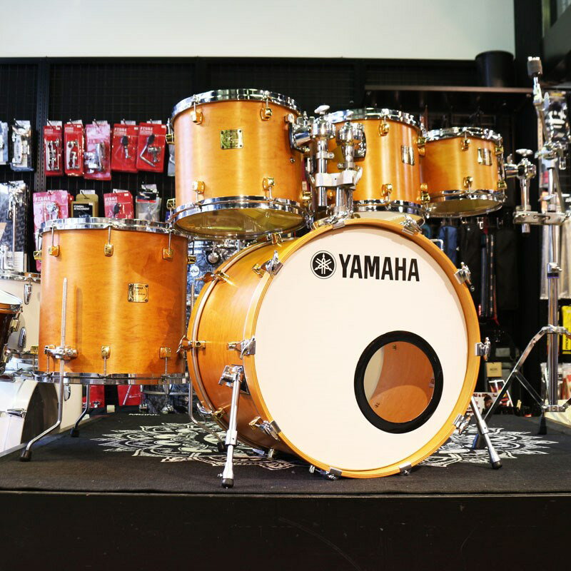 YAMAHA 【USED】90s Maple Custom Vintage 5PC Set [22BD，10TT，12TT，13TT，16FT/HARD CASE付属]