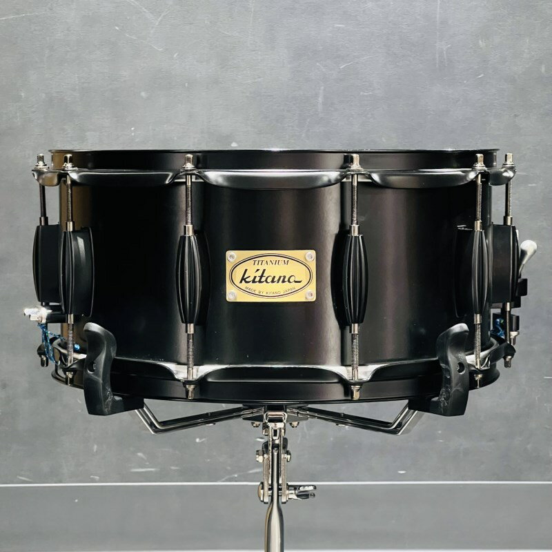 kitano 【USED】Titanium 2mm Shell Snare Drum [Black Finish / 14×6.5]