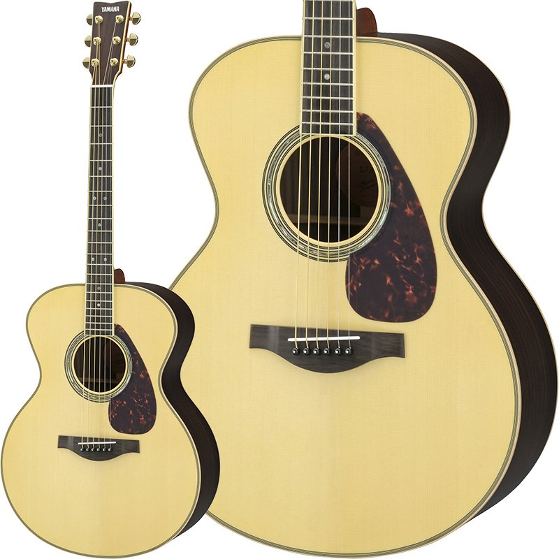 YAMAHA ACOUSTIC GUITAR L SERIES昔ながらの技工と構造を持つ「Lシリーズ」は、現代のギタリストの要求を満たし、且つ超えるギターを生み出すために、ヤマハのアコースティック楽器設計が長年培ってきた伝統をもとに制作されています。トラディショナルなスタイルと精巧な貝のインレイを特長とし、バランスのとれた音質、高い演奏性、幅広いダイナミックスレンジを実現しました。ステージ演奏では、高品質のピックアップが演奏の細部に至るニュアンスをとらえ、想像力を掻き立てます。A.R.E. (Acoustic Resonance Enhancement)A.R.E. [Acoustic Resonance Enhancement]とは、ヤマハが独自に研究・開発した木材改質技術です。ギターのボディ材にこの技術を施すことで、長年弾き込まれたような豊かな鳴りを実現します。薬品類を一切使わず、温度、湿度、気圧を高精度に制御することにより、製材後長期間を経た木材の経年変化と同様の変化を短期間で生みだすことによって音の伝達と振動効率を上げ、中低音成分の伸びの促進と高音成分の立ち上がりの増大や減衰の高速化を実現します。このため、バランスが良く耳障りな倍音成分の少ない、熟成された温かみのあるサウンドが得られます。◆ YAMAHA LJ16 ARE側裏板にローズウッド単板、表板には厳選されたイングルマンスプルースを採用。新しくデザインされたブレイシングとA.R.E(Acousutic Resonance Enhancement)処理により、豊かで温かみのあるサウンドに加え、開放的な鳴りを維持しつつも、バンドの中に自然と溶け込む優れたトーンバランスを再現します。また、新たに設計された握りやすいネック形状や、パッシブタイプのピックアップにより、高い演奏性を実現します。主な特徴・ミディアムジャンボボディ仕様・表板はA.R.E.を施したイングルマンスプルース単板を採用・裏側板はローズウッド単板を採用・高い演奏性を実現する新ネック形状・5層構造ネック搭載・パッシブタイプピックアップ搭載※画像はサンプルです。製品の特性上、杢目、色合いは一本一本異なります。SPECIFICATIONS胴型: ミディアムジャンボボディタイプ胴厚: 100mm〜125mm表板: イングルマンスプルース単板(A.R.E.)裏板: ローズウッド単板側板: ローズウッド単板棹: マホガニー＋ローズウッド5プライ指板: エボニー下駒: エボニー弦長: 650mm指板幅（上駒部/胴接合部）: 44mm/55mm糸巻: ゴールドペグ(TM29G)塗装: ウレタン塗装・グロス仕上げピックアップ＆コントロール: パッシブタイプピックアップライトケース付属イケベカテゴリ_アコースティック／エレアコギター_エレクトリックアコースティックギター_YAMAHA_L SERIES_新品 JAN:4957812547772 登録日:2021/12/20 エレアコ ヤマハ やまは