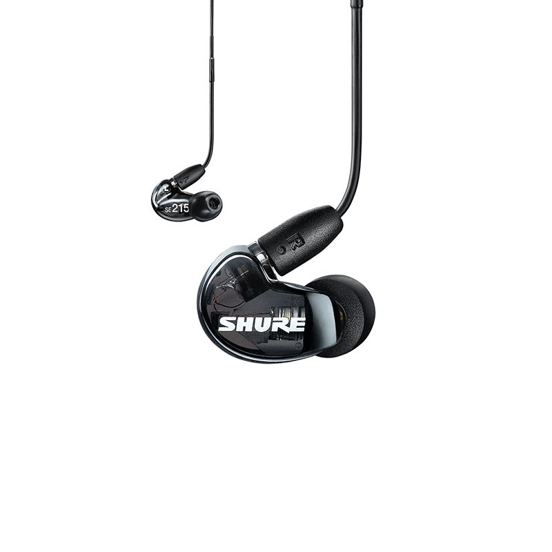 SHURE イヤホン あす楽 SHURE AONIC215(SE215DYBK+UNI-A)(トランスルーセントブラック)(国内正規品・2年間保証)