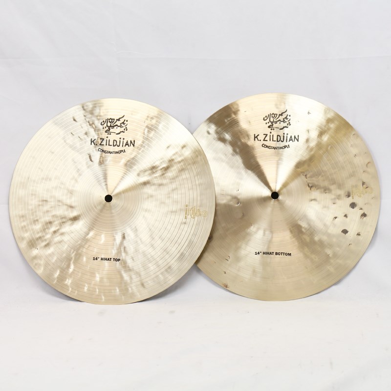 Zildjian K Constantinople HiHat 14 pair [NKZL14CONHHT/14CONHHBM] [980g/1167g] 【創業400周年記念 K Constantinople フェア】