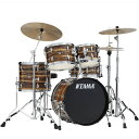 【New Imperialstar - affordable all in one Drum Set】[Imperialstar]「これからドラムを始める方に、使いやすく、耐久性に優れたドラムセットを提供すること」。そのために、これまで培ってきたドラム生産や開発のノウハウを詰め込み、かつエントリークラスのセットとしてお求めやすい価格を実現したのが、このImperialstar（インペリアルスター）ドラムセットです。IP58H6RCは、設置スペースの限られるような場所でもセッティング可能な、18 口径のバスドラムをベースとし、音程の高低さをより明瞭に付けられる10 と12 口径のタムタムに、14 口径のフロアタムという組み合わせです。スタンダードな22 口径のバスドラムと比較して、タムの高さをより低くしてセットアップ可能で、付属のスネアスタンドもロー・ポジションタイプを採用していますので、身長が高くないプレイヤーにも適しています。シンバルはTAMAオリジナルのエントリー・グレードのブラスシンバルが付属。16 クラッシュ、20 ライド、14 ハイハットをパッケージしています。これらのドラム、シンバルをセットアップするためのハードウェア（スタンド）、ドラムペダル、そしてドラムスローンも含むオールインワンセットになっています。●All Poplar Shells (6ply / 8mm)強いアタックと暖かいサウンドを兼ね備えたトーンが魅力のポプラシェルを採用。シェルフィニッシュは木目調のカバリング「コーヒー・チーク・ラップ」を含む4色からお選び頂けます。●Bearing Edgeドラムにおいてベアリングエッジの形状はサウンドを左右する重要な要素の1つ。Imperialstarでは上位機種と同じエッジ形状を採用することで、音抜けの良い、クリアなサウンドを実現します。●Accu-Tune Bass Drum Hoops軽量でありながら抜群の耐久性を誇る、FRP（強化プラスティック）製のバスドラムフープ。安定したチューニングとバスドラムのサウンドを引き締める効果があります。フックレス構造で、ヘッドの交換もスピーディに行えます。●Spur Bracketsバスドラムを支えるスパー・ブラケットには、上級機種と同じ調整方式を採用した、ダイキャスト製ブラケットを装備。確実な固定力と耐久性を実現します。●Double Tom Holder (MTH600)タムタムの固定方式には、上級機種にも採用されているオムニボール方式を採用。無段階調整による微妙なセッティングポジションを実現すると共に、高い固定力も実現しています。●Drum Heads打面ヘッドには厚めのクリアヘッドを採用し、より高い耐久性を実現しました。また、バスドラムヘッドにはリングミュートを装備し、低音のフォーカスされたサウンドが得られます。●Imperialstar Hardwareドラムセット付属のスタンドは、ドラムスローンを除き3脚部がダブルレッグ仕様となっており、シンプルながらも高い安定性を実現しています。ハイハットスタンドにはツインペダル（セットには付属しません）のセッティングの際に便利なSwivel Foot機構を搭載。また、IP58H6（RC）モデルのスネアスタンドには、バスドラムのサイズに合わせてスネアをより低くセット出来るモデルを採用しています。●Drum Pedal & Throne付属のIRON COBRA 200シングルペダルは、フラットなデザインのフットボードと、安定した素直な踏み心地が特徴です。付属のデュアルサイドビーターは、通常はフェルト面を、メッシュヘッドに交換した際は樹脂面でヒットするように調整してください。付属のスローンは13 径のラウンドシートで、安定性に優れたダブルステー構造の3脚部を持つモデルです。●TAMA Rhythm Mate Cymbalsシンバル付きセットには、ブラス製のTAMAオリジナルのエントリーモデル・シンバルが付属します。※各シンバルは若干小さいサイズとなります。（ハイハット：約13.5 、クラッシュ：約15.5 、ライド：約19.25 ）＜IP58H6RC セット内容＞バスドラム：18×14 w/タムホルダーマウントタムタム：10×7タムタム：12×8フロアタム：14×12スネア：14×5ダブルタムホルダー（MTH600）ドラムスローン（HT25）ドラムペダル（HP200P）ストレート・シンバルスタンドブーム・シンバルスタンドスネア・スタンド（ロー・ポジション）ハイハット・シンバルスタンドシンバル：TAMA Rhythm Mate ブラスシンバル（14 ハイハット、16 クラッシュ、20 ライド）＜カラー＞コーヒー・チーク・ラップ（CTW）※本モデルは、上記セット内容のみでの販売のみとなります。ドラム単品、ハードウェア単体（MTH600、HT25、HP200Pを除く）、シンバル単体での販売は行いませんのでご了承ください。イケベカテゴリ_ドラム_ドラムセット_TAMA_新品 JAN:4549763314987 登録日:2022/04/21 ドラムセット ドラムキット タマ