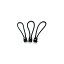 PLANET WAVES 1/4Elastic Cable Ties(3)[PW-ECT-03]