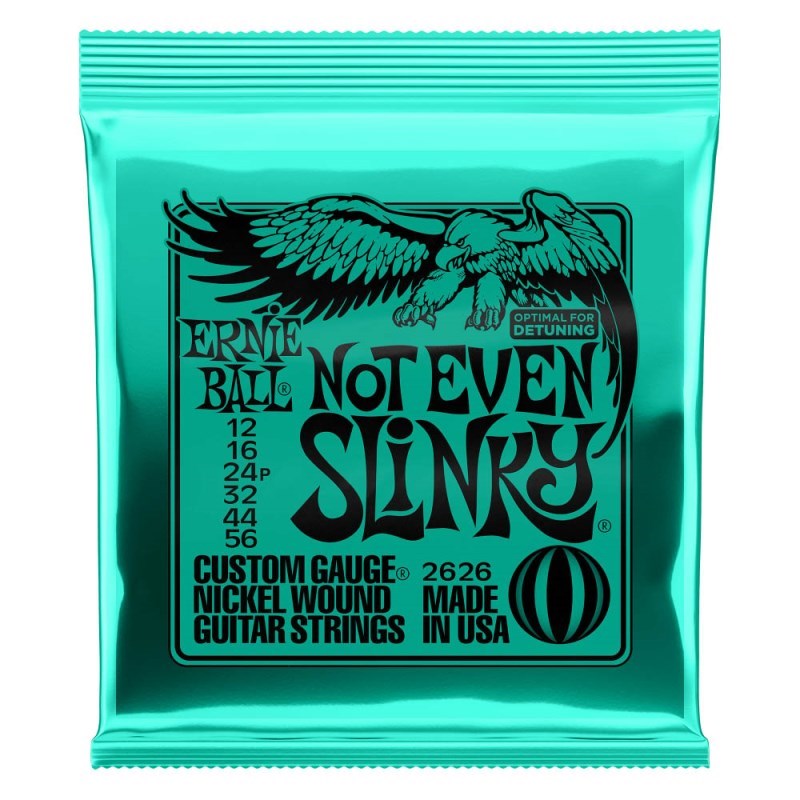 あす楽 ERNIE BALL Not Even Slinky Nickel Wound Electric Guitar Strings 12-56 #2626