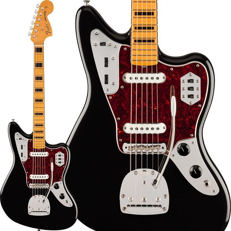 Fender MEX Vintera II 70s Jaguar (Black)