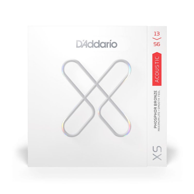 D'Addario XS Series StringsD'Addario『XSシリーズ』は、これまでのコーティング弦というカテゴリーに新風を吹かせる製品です。すべての巻弦に超極薄フィルムコーティングを、プレーン弦には独自のポリマーコーティング処理を施し、汚れや劣化を促進する物質から弦を保護します。最新のコーティング技術とD’Addario独自の製造技術が融合し、これまでに類を見ない革新的なコーティング弦の誕生です。・超極薄コーティング飛躍的に進歩した新たなコーティング技術によって作られる髪の毛の10分の1の厚さを下回る極薄のePTFEフィルムを採用。巻弦を汚れやホコリ等からしっかり保護し、フレッシュなトーンの長期持続を実現しました。・NY STEELNYXLシリーズやXTシリーズ弦でも定評のあるD’Addario独自のNY Steel(高炭素スチール合金)は、従来の弦に比べ圧倒的な強度とチューニング安定性を誇ります。・FUSION TWISTFusion Twist加工は、弦の弛みから発生するチューニングのずれを防止します。これにより、チューニング安定性に優れ破断耐久性もアップしました。D’Addarioのコーティング弦には『XT』シリーズと『XS』シリーズがあります。XT弦のコーティング構造では、巻弦(巻線)に特殊なマイクロポリマーコーティングを施し、よりノンコーティング弦に近いフィーリングを特徴としたコーティング弦となっています。新しい『XS』シリーズは、マイクロポリマーではなく髪の毛の10分の1の薄さを誇るePTFE(ポリテトラフルオロエチレン)フィルムを採用し、弦全体を覆う手法のコーティング構造です。・型番: XSAPB1356 (Medium)・ゲージ: 13-17-26-35-45-56イケベカテゴリ_弦・アクセサリー・パーツ類_アコースティックギター弦_D’Addario_新品 JAN:0019954337575 登録日:2021/04/02 アコギ弦 アコースティック弦 ダダリオ