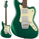 Paranormal Rascal Bass HHは、1960年代のエキセントリックなFender(R)ベースモデルの特徴を融合した、いわば『ベスト・ヒット・コレクション』で、エレクトリックベースの基本デザインを大胆に書き換えたものです。Fender Bass VIモデルのオフセットボディに、Fender Coronado Bassのユニークなヘッドシェイプ、Mustang(R) Bassのストリングスルーボディブリッジ、そしてパンチのあるFender Design Wide Rangeハムバッカー2基に、3ウェイスイッチングといった様々な特徴を組み合わせたこのベースは、それぞれの個性が乗数的に影響し合い、唯一無二の個性を生み出したモデルです。また、演奏しやすい30インチのショートスケール、スリムで演奏性の高いCシェイプネック、グロスネックフィニッシュなど、プレイヤーに優しいディテールが散りばめられています。Body Material: PoplarBody Finish: Gloss PolyurethaneNeck: Maple， C ShapeNeck Finish: Gloss UrethaneFingerboard: Laurel， 9.5 (241 mm)Frets: 21， Narrow TallPosition Inlays: Offset Pearloid Dot (Laurel)Nut (Material/Width): Synthetic Bone， 1.5 (38.1 mm)Tuning Machines: Vintage-StyleScale Length: 30 (762 mm)Bridge: 4-Saddle Mustang(R) Bass Strings-Through-BodyPickguard: 3-Ply Mint Green (546)， 4-Ply Tortoiseshell (556)， 4-Ply White Pearloid (565)Pickups: Fender(R) Designed Wide-Range Bass Humbucking (Bridge)， (Middle)， Fender(R) Designed Wide-Range Bass Humbucking (Neck)Pickup Switching: 3-Position Toggle: Position 1. Bridge Pickup， Position 2. Bridge And Neck Pickups， Position 3. Neck PickupControls: Master Volume， Master ToneControl Knobs: Knurled Flat-TopHardware Finish: ChromeStrings: Nickel Plated Steel (.045-.105 Gauges)ソフトケース付属イケベカテゴリ_ベース_エレキベース_Squier by Fender_新品 JAN:0717669815554 登録日:2023/07/12 エレキベース スクワイアー スクワイヤー スクワイア スクワイヤー フェンダー