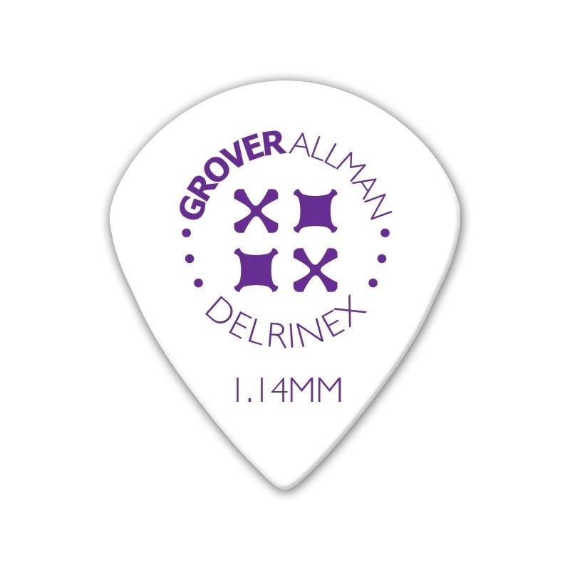 Grover Allman Delrinex Jazz XL Pro Picks 1.14mm [White] x10枚セット