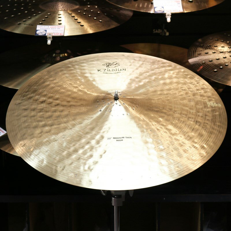 Zildjian K Constantinople Medium Thin Ride High 22 [NKZL22CONMTH/2374g]【創業400周年記念 K Constantinople フェア】