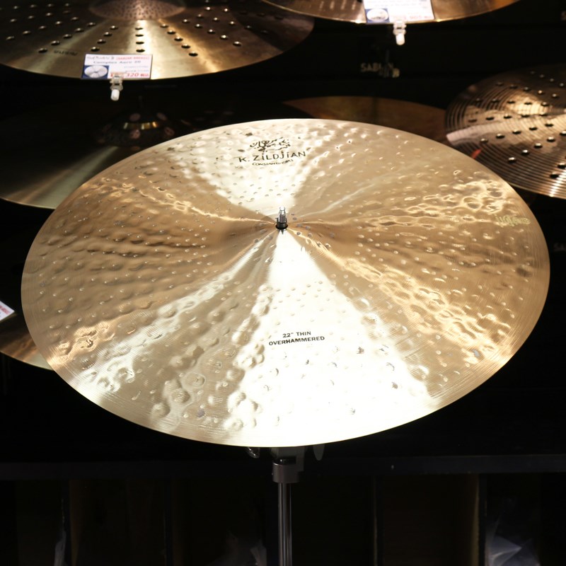 Zildjian K Constantinople Thin Ride Overhammered 22 [NKZL22CONTROH/2268g]【創業400周年記念 K Constantinople フェア】