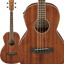 Parlor Body Acoustic Bass PNB14Eここから初めるアコベ、ニューヨーカー・ボディのコンパクト・エレクトリック・アコースティック・ベース・オール・オクメ・ボディ&パーラー・シェイプボディの厚みは最大で4 1/4で、一般的なパーラー/ニューヨーカー・アコースティック・ギターと同じです。 小振りなボディゆえドレッドノートのような大音量は期待できませんが、胴鳴りを体に感じられる特徴的な楽器です。・43mmナット幅のメイプル材ネック 、628mmスケールIbanezのニューヨーカー・モデル・ギター（AVN）と同じナット幅を採用しています。 通常のアコースティック・ベースと比べて格段に軽い弦タッチでやわらかな音色が魅力ですが、 弦の振幅も大きくなりがちで、フィンガー/ピック弾きを問わず強いピッキングには対応しません。・アコースティックらしい響きをもたらすダブテイル・ジョイント・D‘Addario EXPコーティング弦 EXPPBB190GS・ローレル材指板、ブリッジ・簡単操作のチューナー付きIbanez AEQ-2Tプリアンプ（006Pアルカリ電池駆動）※画像はサンプルです。製品の特性上、杢目・色合いは1本1本異なります。■Body Shape: Parlor body■Top: Okoume top■Back & Sides: Okoume back & sides■Neck: Maple neck■Fretboard: Laurel fretboard■Bridge: Laurel bridge■Soundhole Rosette: Black & White multi rosette■Tuning Machine: Chrome Die-cast tuners■Nut & Saddle Material: Plastic Nut & Saddle■Bridge Pins: Black with white dot■Strings Gauge: .037/.050/.062/.090■Pickup: Ibanez Under Saddle pickup■Preamp: Ibanez AEQ-2T preamp w/onboard tuner■Output Jack: 1/4 output4Neck Dimensions■Scale: 628mm■Width at Nut: 43mm■Width at 14th Fret: 55mm■Thickness at 1st: 21.5mm■Thickness at 7th: 23mm■Radius: 400mmRBody Dimensions■Length: 19 1/4■Width: 14■Max Depth: 4 1/4ソフトケース付属イケベカテゴリ_ベース_アコースティック／エレアコベース_Ibanez_新品 JAN:4549763063113 登録日:2021/04/03 エレアコベース アコべ アコースティックベース アイバニーズ イバニーズ