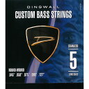 あす楽 DINGWALL CUSTOM BASS STRINGS STAINLESS 5ST SET ROUND-WOUND .045-.127