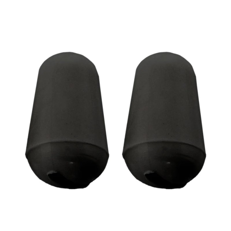 ALLPARTS BLACK USA SWITCH TIPS FOR STRATOCASTER (QTY 2)/SK-0710-023