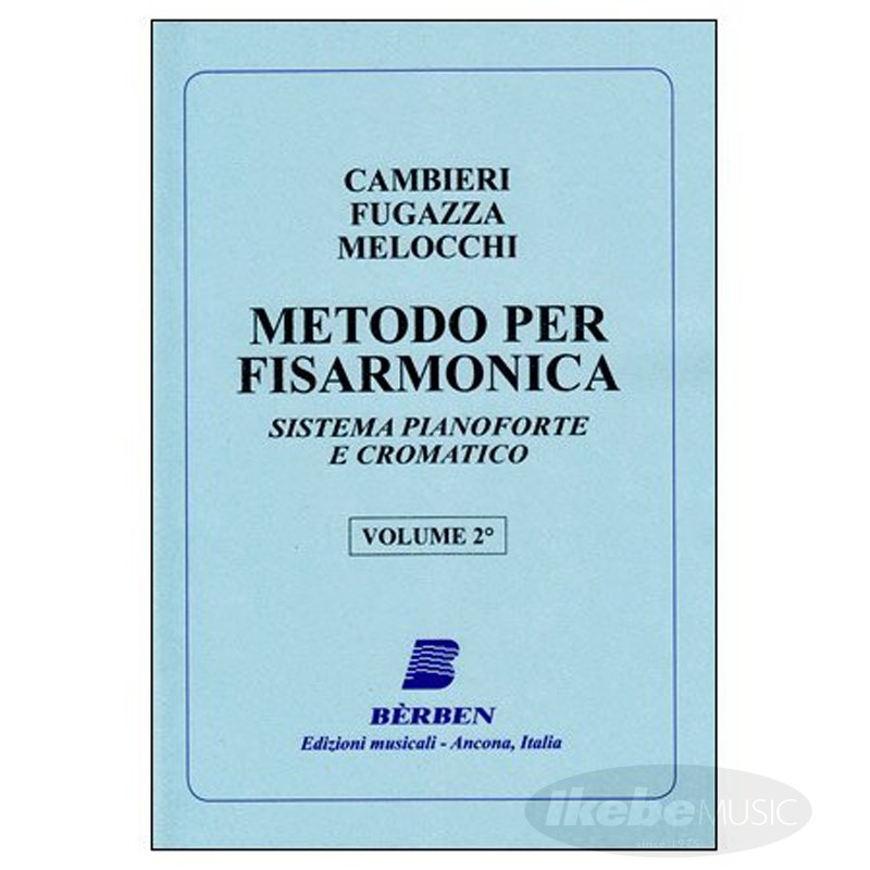 No Brand BERBEN / METODO PER FISARMONICA Vol.2【アコーディオン教則本】【輸入書籍】