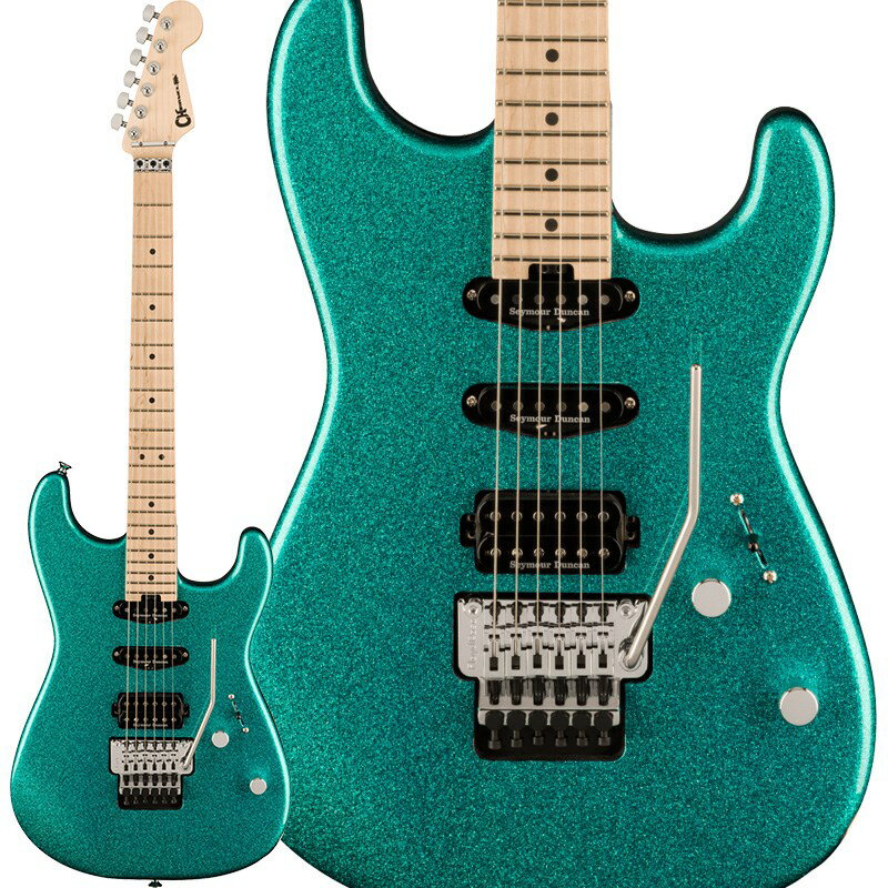 Charvel Pro-Mod San Dimas Style 1 HSS FR M (Aqua Flake/Maple)