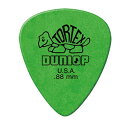 Tortex Picks 418R Tortex STDカメのマークでおなじみのこのピックは、世界中のミュージシャンに愛用されています。Tortexは耐久性が高く、柔軟性がありつつも形状を保つことのできる素材です。ブライトでクリスプなサウンドで、エレキギターの激しいリードプレイや、アコースティックのストロークプレイなど、様々なシチュエーションであなたのプレイに応えてくれます。ゲージ：0.88mm (グリーン)素材：Tortex※御注文は10枚単位にて承ります。個数「2」の場合は20枚となります。イケベカテゴリ_弦・アクセサリー・パーツ類_ピック_Dunlop (Jim Dunlop)_新品 JAN:0710137015135 登録日:2022/04/23 ピック ギターピック ダンロップ ジムダン ジムダンロップ