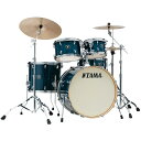 Superstar Classic Drum Kit - Exotic Finishくっきりとした木目が特徴のレースバークパイン材をアウタープライに採用した新フィニッシュ！Superstar Classic はオールメイプルシェルのドラムセット。薄く成型されたメイプル材のシェルは、どんなチューニングにも繊細に反応し、心地よい音抜けと、明るくクリアーなサウンドを奏でます。また、フープには外曲げのスティール製フープを採用し、メイプル材の持つオープンで伸びやかなサウンドを更に引き立てます。タムの深さは、少し浅めのサイズを採用し、フィルインでの表情を付けやすく、また、バスドラムの上にマウントした際の高さのセッティングに幅を持たせられるような仕様にしました。こちらは、22バスドラムに10と12タムタム、16フロアタムに 14スネアドラムを加えた5点シェルキットです。＜主な特徴＞●All Maple Shells上位機種の Starclassic と同様、薄く成型されたシェルはセンシティブなレスポンスと豊かな鳴りを実現。明るくクリアーなサウンドはメイプルならでのもの。●Steel Hoop厚さ 1.6mm のスティール製外曲げフープを採用。ダイキャストフープに比べ落ち着いたトーンが特徴。オープンで伸びやかなサウンドを引き出します。●Low-Mass LugSuperstar Classic 用にデザインされたセパレートラグ。シェルとの設置面積を小さくすることで、シェル鳴りを妨げない構造です。●Star-Mount Systemドラムのレゾナンスを高める為に開発された、打面フープの4箇所で支持するマウントシステム、Star-Mount System。ブラケット部のアイボルトを左右にスライドさせることが出来るので、二つのタムタムをセットアップする際にブラケットが近づいても、アイボルトが干渉することなくセットアップすることが可能です。●Tom Holderタムホルダーは、MTH600 を採用。様々なセットアップにフレキシブルに対応可能な、シンプルで、操作性に優れたタムホルダーです。●Power Craft II HeadSuperstar Classic のドラムヘッドには TAMA オリジナルヘッド Power Craft II を採用しています。バスドラムの打面はリングミュートを内蔵したヘッド、フロント面はビンテージ風のルックスを演出するホワイトコーテッド仕様となります。＜セット内容＞バスドラム（22×16 w/タムホルダーマウント）×1タムタム（10×7）×1タムタム（12×8）×1フロアタム（16×14）×1スネアドラム（14×6.5）×1ダブルタムホルダー（MTH600）×1＜スペック＞シェル：All Maple / BD 8ply 7mm， TT/FT/SD 6ply 5mmフィニッシュ：グロス・サファイア・レースバーク・パイン(GHP)フープ：BD Wood Hoops， TT/FT/SD 1.6mm Steel Hoopsラグ：Low-Mass Lugタムマウント：Star-Mount Systemヘッド：Power Craft II※本商品のセット内容はシェルキットのみとなります。シンバルやハードウェアは付属しません。※別売りの単品ドラムを追加で購入頂くことにより、さまざまなセットアップへの拡張も行うことが可能です。サイズや価格等、お気軽にお問い合わせください。イケベカテゴリ_ドラム_ドラムセット_TAMA_新品 JAN:4549763218131 登録日:2024/03/17 ドラムセット ドラムキット タマ