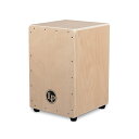 ☆LP Cajon☆パーカッションの老舗、LPのカホンです。Aspireシリーズのカホンは手軽な価格ながらもパリっとしたハイと太いローが魅力のしっかりとしたサウンドとなっております。・打面は積層ハードウッド製で、ペルースタイルでねじ止めされ、ねじの締め方で鳴りを調節できます。・ボディーはソリッドハードウッド・大型のゴム足で安定・内部に反応に優れたスナッピーを3セット固定サイズ：約300mm×約300mm×約440mmイケベカテゴリ_パーカッション_カホン_LP_新品 JAN:0731201317481 登録日:2009/09/29 カホン パーカッション エルピー ラテンパーカッション