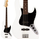 y Fender Made in Japan Hybrid II Jazz Bass (Arctic White/Rosewood)