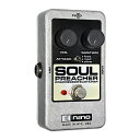 Soul Preacherは、シルキーでサスティーンが良いコンプレッサー/サスティナーです。アタックを3種類切り替え可能。プレイスタイルに関わらず、ギターでもベースでも秀逸なコンプレッションを得られます。●Control・VOL・SUSTAIN・ATTACK（FAST、MED、SLOW）イケベカテゴリ_エフェクター_コンパクトエフェクター_Electro Harmonix_新品 JAN:0683274010663 登録日:2009/09/29 エフェクター コンパクトエフェクター ストンプボックス エレハモ エレクトロハーモニクス エレクトロハーモニックス