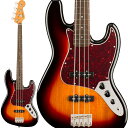 誕生から10周年を迎えて登場したClassic Vibe ‘60s Jazz Bass。優れたプレイアビリティに、二重設計のアルニコシングルコイルピックアップを搭載。用途が広く、ダイナミックなトーンを備えています。滑らかで快適な9.5インチラジアスの指板とタイトなフレットを備え、プロファイルされたネック形状は、スリムで快適なC型タイプを採用。ブリッジは、スレッドサドル付きのヴィンテージスタイルです。このクラシックなSquierモデルは、60年代のヘッドストックデカール、ニッケルメッキのハードウェア、伝統的で滑らかな、ヴィンテージ色の光沢あるネック仕上げが特徴のオーセンティックなモデルです。※画像はサンプルです。製品の特性上、杢目・色合いは1本1本異なります。■Body: Poplar■Body Finish: Gloss Polyurethane■Neck: Maple C Shape■Neck Finish: Tinted Gloss Urethane■Scale Length: 34 (864 mm)■Fingerboard: Indian Laurel■Frets: 20 Narrow Tall■String Nut: Bone■Nut Width: 1.5 (38.1 mm)■Position Inlays: Pearloid Dots■Pickup: Fender(R) Designed Alnico Single-Coil■Controls: Volume 1. (Neck Pickup)， Volume 2. (Bridge Pickup)， Tone■Hardware Finish: Nickel■Tuning Machines: Vintage-Style■Pickguard: 4-Ply Tortoiseshell■Control Knobs: Black Plastic■Strings: NPS， (.045-.100 Gauges)※ソフトケース付属イケベカテゴリ_ベース_エレキベース_Squier by Fender_新品 JAN:0885978064663 登録日:2021/04/22 エレキベース スクワイアー スクワイヤー スクワイア スクワイヤー フェンダー