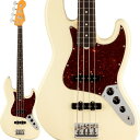 American Professional II Jazz Bass?は、60年以上に渡る革新、インスピレーション、進化を経て、現代のプレイヤーの要求に応えます。人気のSlim Cシェイプネックは、丁寧にエッジがロールオフされ、至高の演奏体験を約束するSuper-Naturalサテン仕上げが施されています。また新たに設計されたネックヒールを採用し、快適なフィーリングとハイポジションへの容易なアクセスを実現しました。新しいV-Mod II Jazz Bass Single-Coilピックアップは、これまで以上に繊細なトーンを奏で、Jazz Bassならではのパンチとクラリティを提供します。American Professional II Jazz Bass?の手に馴染む感覚とサウンドの多様性は、手に取り、耳にした瞬間、すぐにお分かりいただけることでしょう。プロの楽器の新たなスタンダードとなるような幅広い改良が、American Professional IIシリーズには詰め込まれています。※画像はサンプルです。製品の特性上、杢目・色合いは1本1本異なります。Body Material : Alder， Roasted Pine (Roasted Pine)Body Finish : Gloss UrethaneNeck : Maple， Slim CNeck Finish : Super-Natural Satin Urethane Finish on Back of Neck with Gloss Urethane Headstock FaceFingerboard : Rosewood， Maple - 9.5 (241 mm) RadiusFrets: 20， Narrow TallPosition Inlays : White Dot (Rosewood)， Black Dot (Maple)Nut (Material/ Width ) : Bone， 1.5 (38.1 mm)Tuning Machines : Fender? Lightweight Vintage-Style Keys with Tapered ShaftsScale Length : 34 (864 mm)Bridge : 4-Saddle HiMass? Vintage (String-Through-Body or Top-load)Pickguard : 4-Ply Tortoiseshell (Olympic White， 3-Color Sunburst)， 3-Ply Black (Dark Night， Roasted Pine， Mercury)， 3-Ply Mint Green (Miami Blue， Mystic Surf Green， Black)Pickups : V-Mod II Single-Coil -Jazz Bass? (Bridge， Middle)Controls : Volume 1. (Middle Pickup)， Volume 2. (Bridge Pickup)， Master ToneControl Knob : Black Plastic -Jazz BassHardware Finish : Nickel/ChromeStrings : Fender? USA 7250M Nickel Plated Steel (.045-.105 Gauges) ハードケース付属イケベカテゴリ_ベース_エレキベース_Fender USA_American Professional II_新品 JAN:0885978579976 登録日:2021/05/22 エレキベース フェンダー ふぇんだー フェンダーUSA FenderUSA アメプロ アメリカンプロフェッショナル アメプロ2 アメリカンプロフェッショナル2