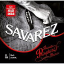 楽器本来の音色を引き出す、高品質アコギ弦SAVAREZ（サバレス）は、 フランスの老舗ギター弦メーカーで、世界的にも圧倒的シェアを誇るクラシック用ナイロン弦が有名なブランドになります。今回新たに「サバレス」より、アコースティックギター弦が開発されました。コーティング弦でないのに超ロングライフで、張りたての時から、少し馴染んだような落ち着いた音が得られます。楽器本来の持つ音を引き出す弦として、音にこだわる数々のギタリストからも認められる、アコースティックギター弦です フランスの自社製高品質弦の完成後すぐに特殊パッケージに封入保存しているため、初期劣化を極限まで防いでおり、品質劣化が少ないです。特殊パッケージというのは薄黄色の内袋のことで、金属をサビや劣化から守る微粒子を発する特殊素材で出来ており、その微粒子が弦に付着し、事実上コーティング状態で開封されるまで弦を守ります。その微粒子はパッケージから出すと弦から「気化」して消えます。それにより、使い始めのその時まで弦を超フレッシュで保ち、超寿命を実現しています。A140LMaterial: Phosphor Bronze1st 0.0122nd 0.0163rd 0.0244th 0.0325th 0.0426th 0.053イケベカテゴリ_弦・アクセサリー・パーツ類_アコースティックギター弦_SAVAREZ_新品 JAN:0698502621481 登録日:2016/10/01 アコギ弦 アコースティック弦