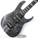 Ibanez（アイバニーズ）2022年新製品スルーネック仕様の新 RG Premium！・Wizard III 7pc ネック (スルーネック)・エボニー材指板・暗いステージ上でもポジションが確認しやすい蓄光指板サイド・ポジションインレイ・ジャンボサイズ・ステンレスフレット w/Premium fret edge treatment・DiMarzio ピックアップ・Edge tremolo ブリッジ※画像はサンプルです。製品の特性上、杢目、色合いは一本一本異なります。SpecNeck type: Wizard III 7pc Maple/Walnut Neck-throughBody: Poplar Burl top/American Basswood bodyFretboard: Ebony fretboard w/Acrylic & Abalone block & Luminescent side dot inlayFret: Jumbo Stainless Steel w/Premium fret edge treatmentBridge: Edge tremolo bridgeMachine head: Gotoh machine headsNeck pickup: DiMarzio Air Norton (H) neck pickupMiddle pickup: DiMarzio True Velvet (S)Bridge pickup: DiMarzio The Tone Zone (H) bridge pickupHardware color: Cosmo blackStrings gauge: .009/.011/.016/.024/.032/.042 (D'Addario EXL120)Neck DimensionsScale: 648mm/25.5Width at Nut: 43mmWidth at Last Fret: 58mmThickness at 1st: 19mmThickness at 12th: 21mmRadius: 400mmRギグバッグ付属◆Color:・DTF (Deep Twilight Flat)イケベカテゴリ_ギター_エレキギター_Ibanez_新品 JAN:4549763308832 登録日:2022/02/17 エレキギター アイバニーズ イバニーズ