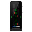 PolyTune Clip Black（ポリチューン・クリップ・ブラック）は、全6弦のチューニング情報を一気に表示できるポリフォニック・モードの他、単音チューニングのクロマチック・モード、+/-0.02セントの超高精度ストロボ・チューニング・モードといった、あらゆるシーンに対応するチューニング・モードを、クリップ式のコンパクトなケーシングに内蔵しています。---------・3モード搭載PolyTune Clipは、3つのチューニング・モードを搭載。全ての弦を同時にチューニング可能なポリフォニック・チューニングに加え、一般的なクロマチック・チューナー・モードと、±0.02セントの精度を誇るストロボ・チューナー・モードも選べます。目的や好みに合わせて、表示方式を変えられます。・Dressed To ImpressPolyTune Clipは、最高水準の性能を備えながらも、設置時にギターや奏者の姿の邪魔にならないように配慮されたデザインに仕上がっています。本体はペダル版PolyTuneよりも一回り小型化され、バッテリー寿命の延長に寄与しています。・ディスプレイの自動回転機能PolyTune Clipは、スマートフォンやタブレットでおなじみの自動回転機能を搭載。右、左等、設置の向きに関わらず、手動での設定や操作を必要とせずに、表示の向きが自動的に調整されます。- Spec -チューニング・レンジ：A0 （ 27.5 Hz ）〜 C8 （ 4186 Hz）チューニング精度： - クロマチック・モード時± 0.5 セントチューニング精度： - ストロボ・モード時± 0.02 セント基準ピッチ：A4 = 435 〜 445 Hz （ 1 Hz ステップ）バッテリー：CR2032 Li-Mn 電池 （バッテリー付属）寸法（幅 x 奥行き x 高さ）：25 x 60 x 28 mm / 0.98 x 2.36 x 1.1 重量：32 g / 1.13 oz. （バッテリー含む）イケベカテゴリ_弦・アクセサリー・パーツ類_チューナー／メトロノーム_tc electronic_新品 JAN:4033653016124 登録日:2018/06/14 TCエレクトロニック TCエレクトロニクス