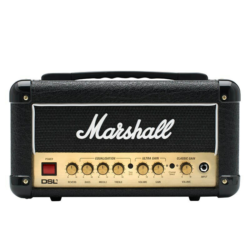 Marshall Amplification DSL Series一世を風靡したJCM2000 DSLのトーンを最小ワッテージで再現した「DSL1C」。プリアンプはECC83 ×2、パワーステージにはECC82を搭載しています。付属のフットスイッチを使ってチャンネル切り替えが可能。出力（RMS）: 1W / 0.1Wチャンネル数 2: (Classic Gain / Ultra Gain)真空管: Pre : ECC83 × 2， Power : ECC82 × 1スピーカー: -入力端子: 1/4楽器入力， 3.5mm外部入力， 1/4FX リターン出力端子: 3.5mm エミュレーテッド出力， 1/4FX センド， 1/4スピーカー出力×1本体寸法(mm): W：360， H：210， D：215重量 (kg): 5.6フットスイッチ*: PEDL-90011（1Way）付属*フットスイッチ：PEDL-90011（1-Way：チャンネル切替）イケベカテゴリ_アンプ_ギターアンプ_Marshall_DSL Series_新品 JAN:5030463428412 登録日:2022/08/26 ギターアンプ マーシャル